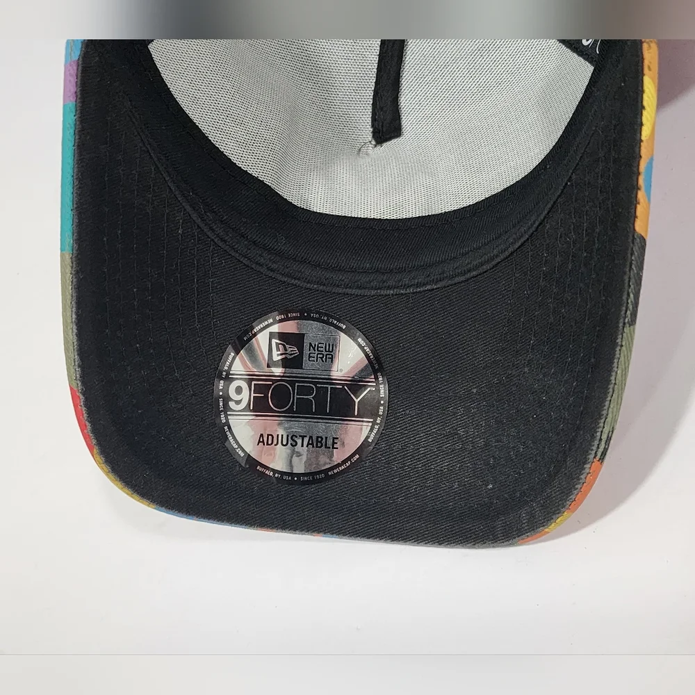 New Era 9FORTY New York Yankees Colorful Camouflage Cap NY Camo Hat - Picture 9 of 13